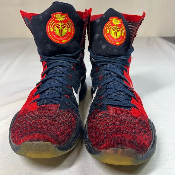 Nike Kobe 10 X Elite High American USA Red Blue Size 12 Sneakers 718763-614 main image 4